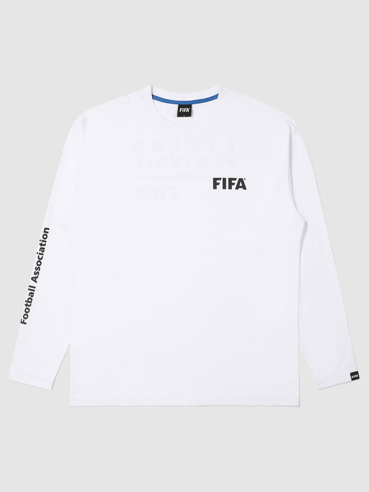 [FIFA 1904] 그래픽 긴팔 티셔츠 화이트(FF23TL05U_100)