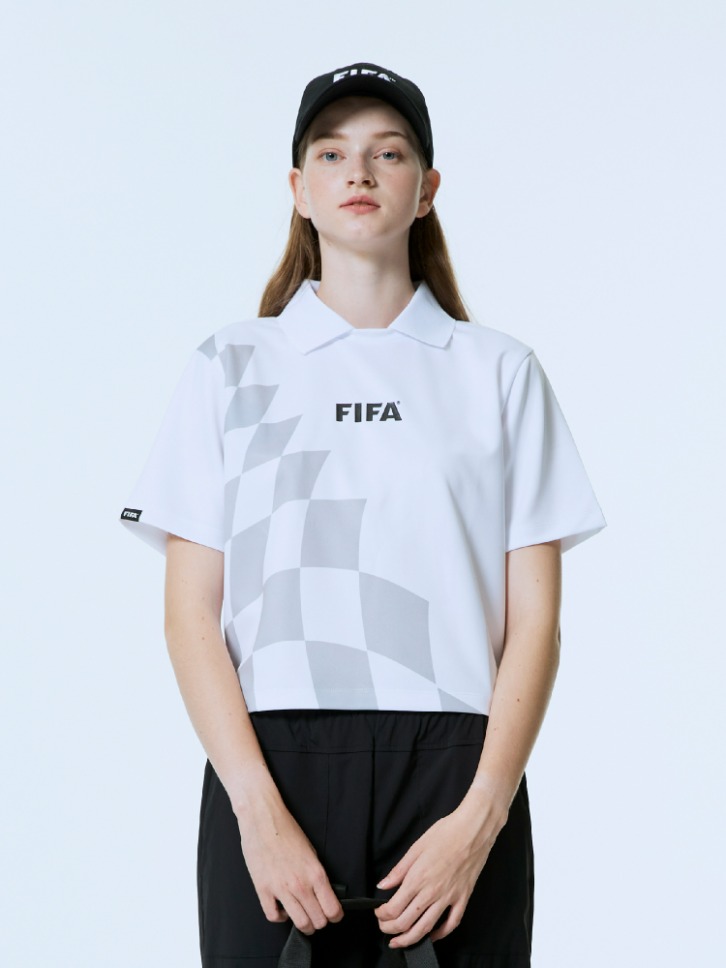 [FIFA 1904] 여성 레퍼리 플래그 티셔츠 화이트(FF23TH11W_100)