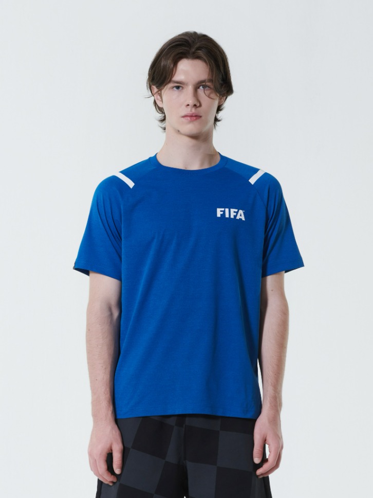 [FIFA 1904] 기능성 그래픽 티셔츠 블루(FF23TH04U_220)