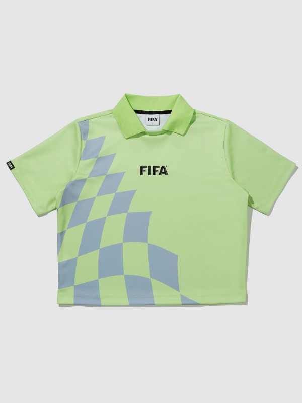 [FIFA 1904] 여성 레퍼리 플래그 티셔츠 라임(FF23TH11W_700)