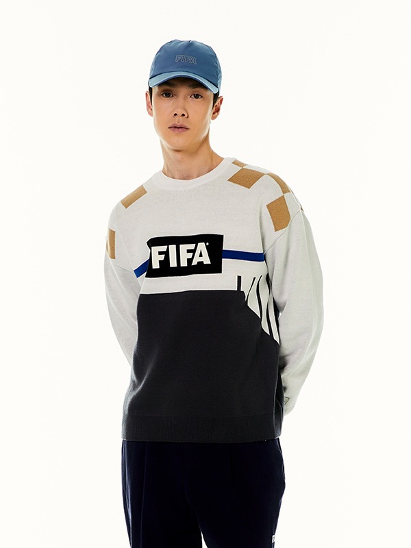 [FIFA 1904]유니폼 모티브 스웨터(FF31SW32U_400)