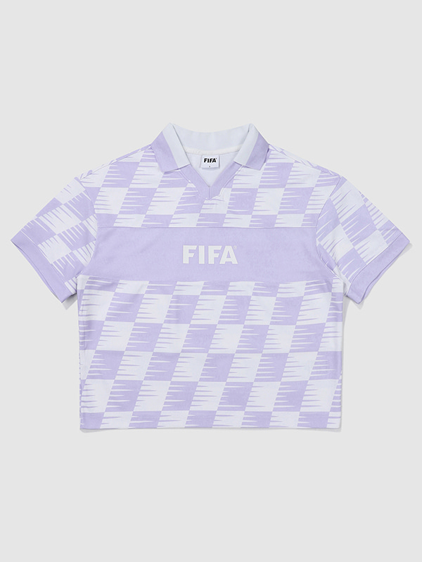[FIFA 1904]우먼스 폴리 메쉬 그래픽 티셔츠 PURPLE (FF32TH34W_630)