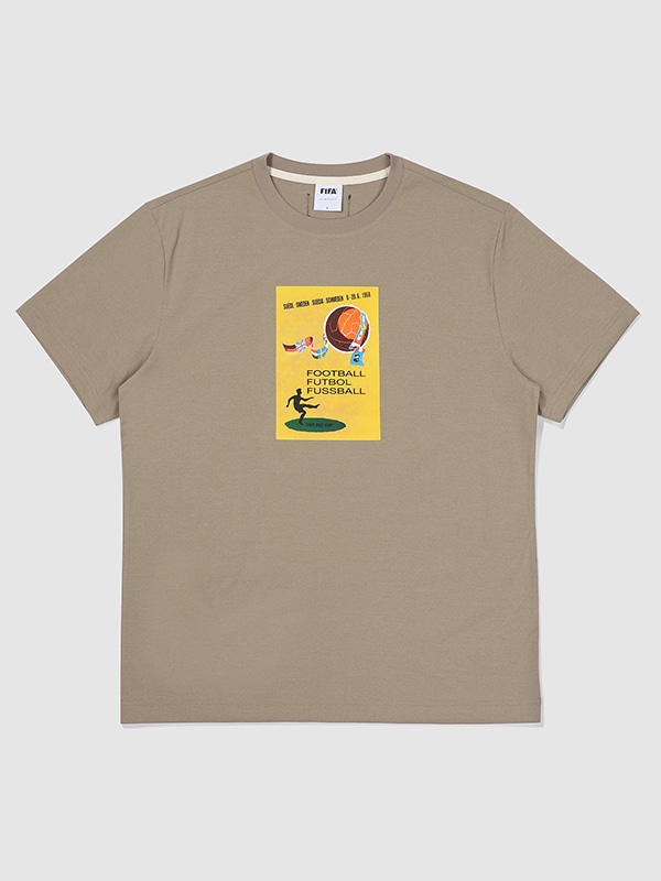 [FIFA 1904]월드컵 포스터 티셔츠 BROWN (FF32TH41U_350)