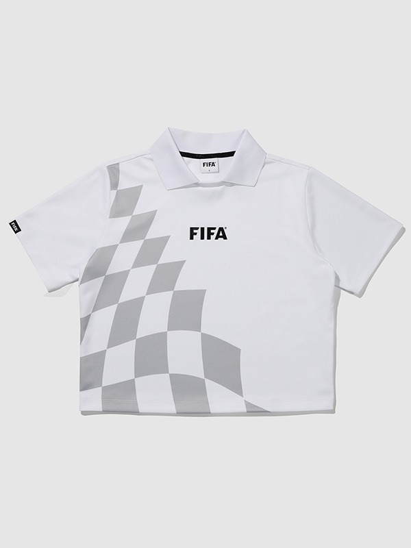 [FIFA 1904] 여성 레퍼리 플래그 티셔츠 화이트(FF23TH11W_100)