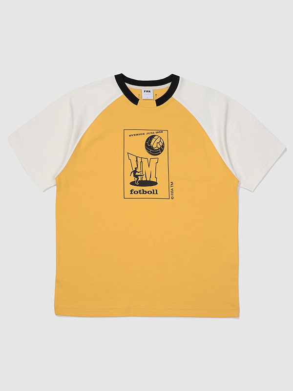 [FIFA 1904]1958 월드컵 티셔츠 MUSTARD (FF32TH43U_430)