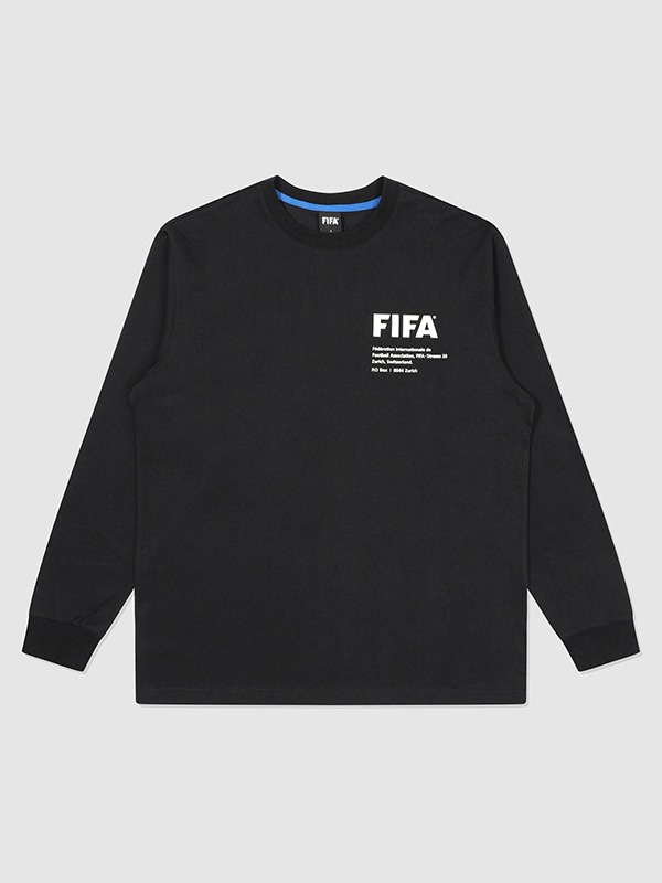 [FIFA 1904]에센셜 세미 오버 티셔츠 BLACK (FF3ATL14U_160)