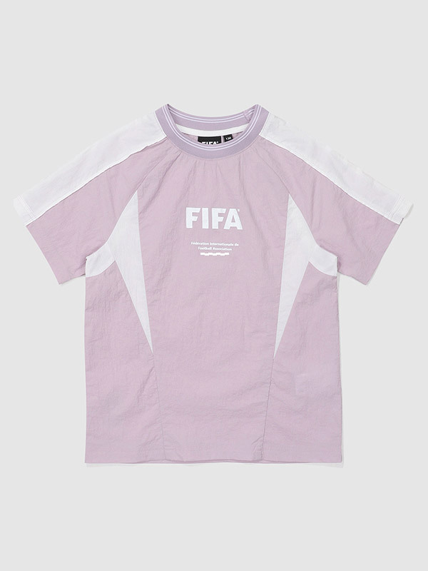 [FIFA 1904 KIDS] 우븐 배색 티셔츠 PURPLE (FK32PI50U_630)