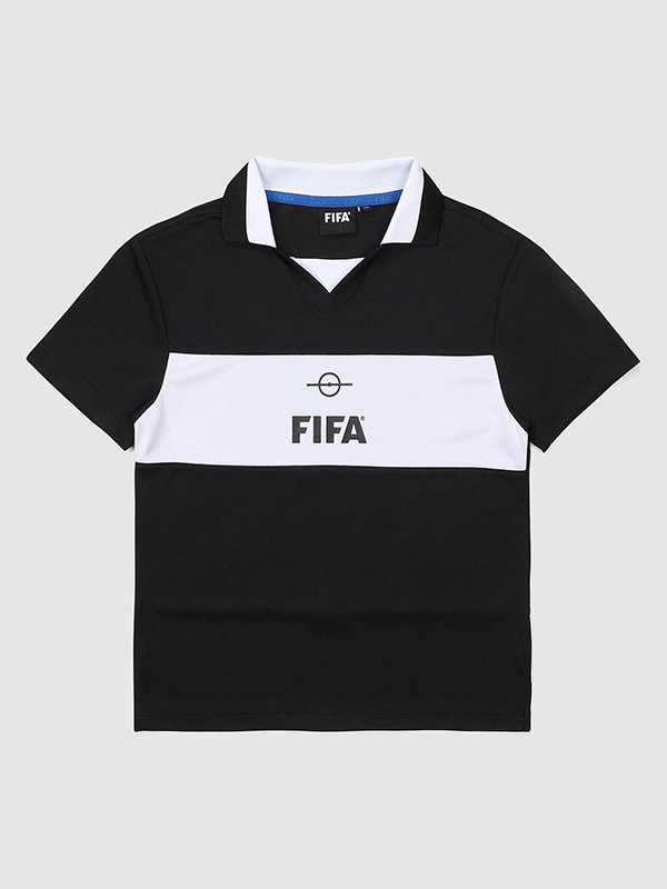 [FIFA 1904 KIDS] 유니폼 에리 티셔츠 BLACK (FK32TC11U_160)