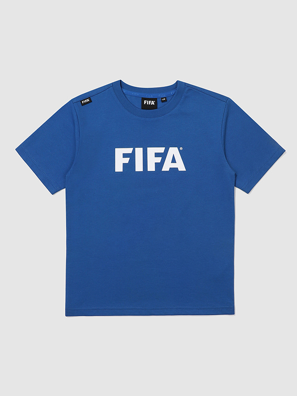 [FIFA 1904 KIDS] 에센셜 빅로고 반팔티셔츠 BLUE (FK3ATH05U_220)