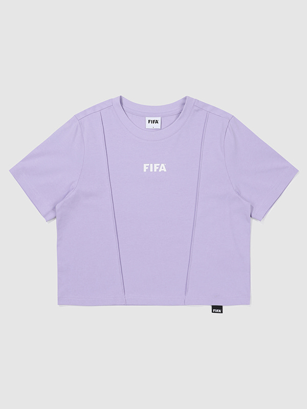 [FIFA 1904]에센셜 우먼스 레귤러 크롭 티셔츠 LILAC (FF3ATH11W_610)