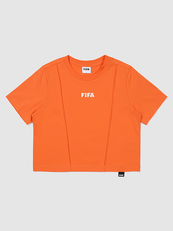 [FIFA 1904]에센셜 우먼스 레귤러 크롭 티셔츠 ORANGE (FF3ATH11W_500)