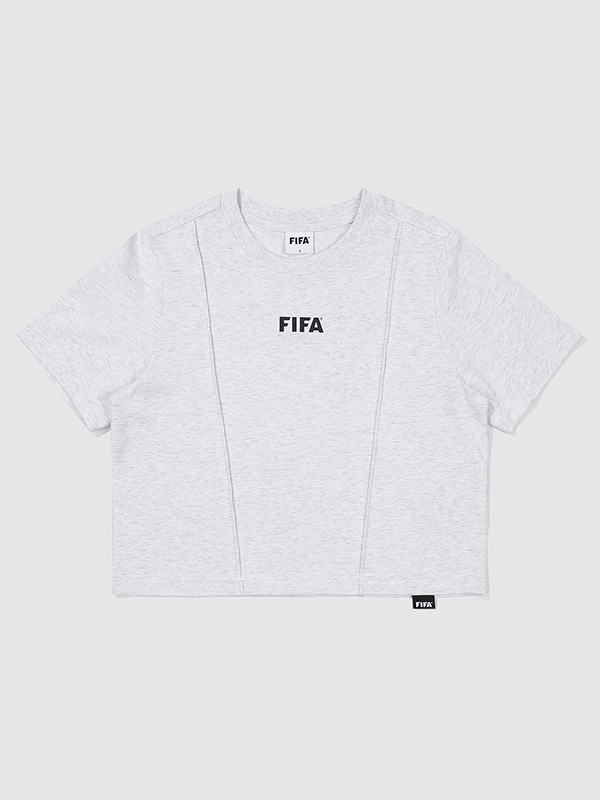 [FIFA 1904]에센셜 우먼스 레귤러 크롭 티셔츠 M/GREY (FF3ATH11W_140)